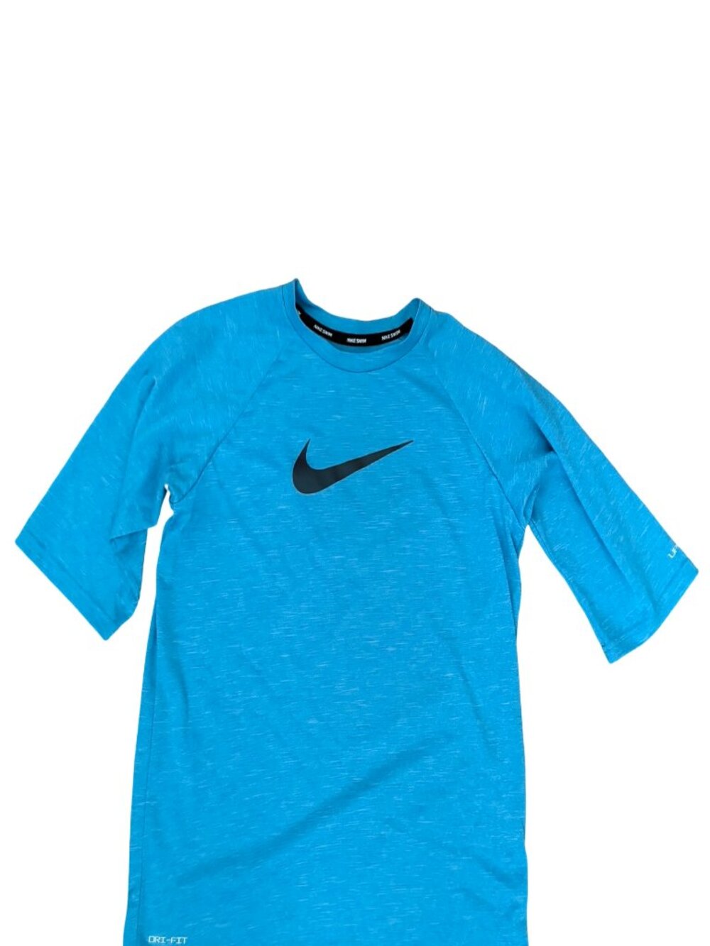 Nike Boy's Hydroguard Swim Shirt Blue Lighting Polyester Size XL